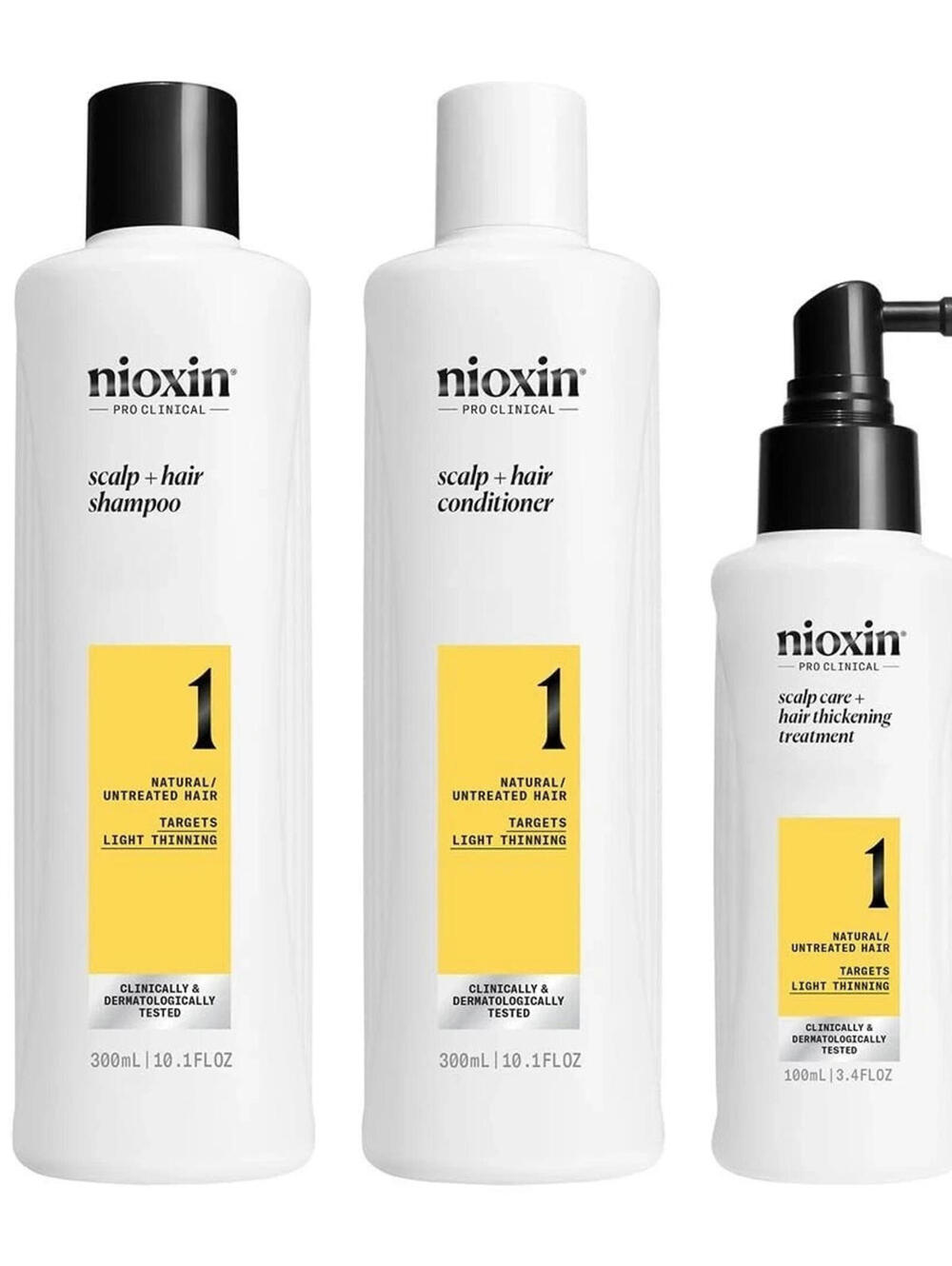 Open Box - Nioxin System 1 Scalp + Hair Thickening Kit (300ml/300/ml/100ml)